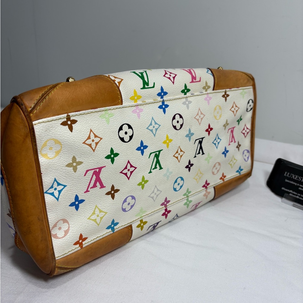 Authentic LOUIS VUITTON Claudia multicolor handbag with certificate - Picture 8 of 15